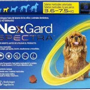NexGard Spectra (S) – Köpekler İçin Pire, Kene ve Solucan Çiğneme Tableti