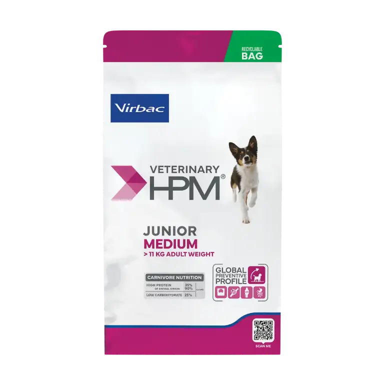 Virbac HPM Junior Medium Dog